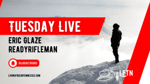 Man standing on a hilltop during sunset, promoting Tuesday Coffee With Ready Rifleman episode.