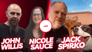 Jack Spirko, John Willis, and Nicole Sauce discuss economic crash strategies.