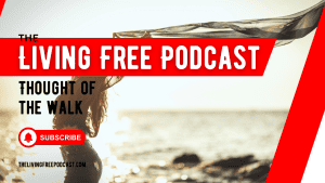 Podcast banner for Living Free in Tennessee discussing AI and freedom.