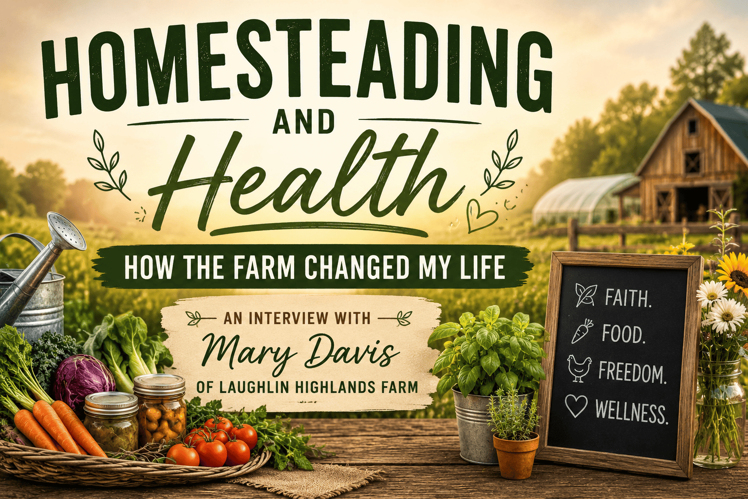 A City To Homestead Journey With Mary Davis - EP 1044 Cover Image