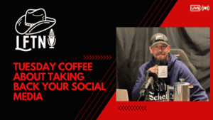 Man with beard and glasses hosting a podcast about social media control.