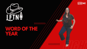 Podcast cover image for Living Free in Tennessee discussing Word of the Year.