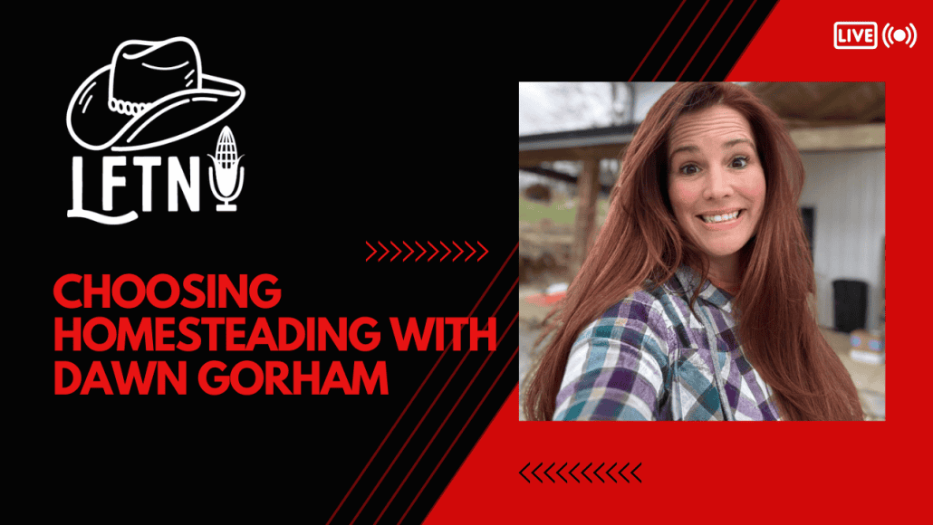 Woman smiling outdoors, discussing homesteading on podcast episode 1005.