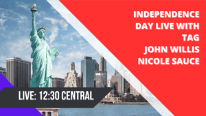 Independence Day live event featuring Tag and John Willis in New York City.