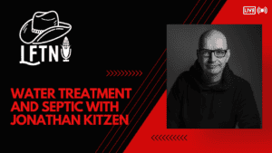 Expert discussing water treatment and septic systems with Jonathan Kitzen during podcast.