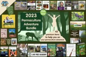 Permaculture adventure bundle promotes sustainable, resilient lifestyles with 43 premium resources.