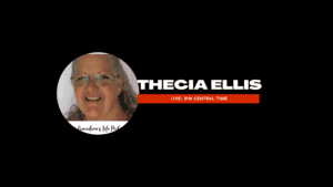 Podcast logo featuring Thecia Ellis for Living Free in Tennessee episode 733.